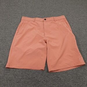 Hurley Shorts Mens 38 Coral Hybrid Walkshort Chino Golf Stretch Casual Tech